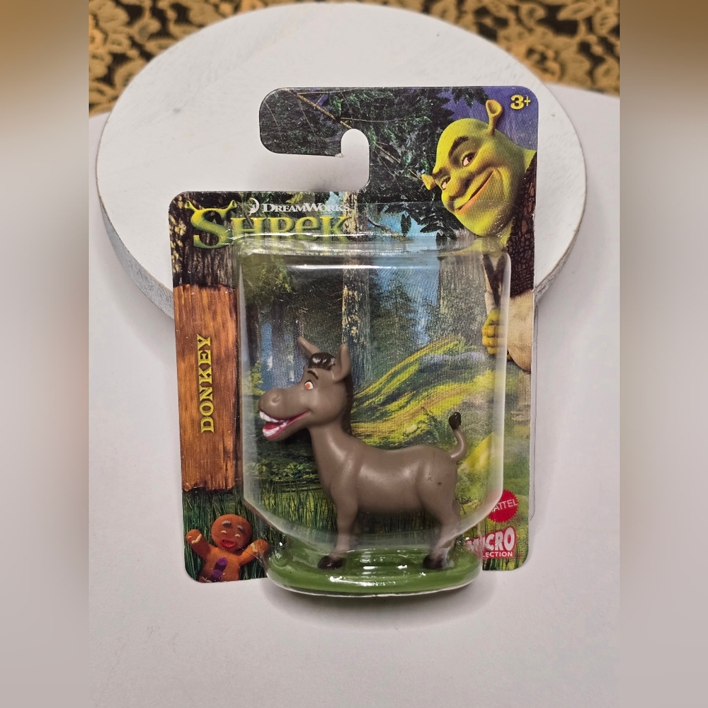 Dreamworks SHREK Micro Collection Mini Figure Mattel Cake Topper Donkey